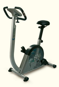 Ergometer auf Hintergrundhome