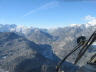 Blick aus dem Hubschrauber